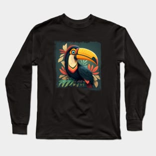 colorful toucan Long Sleeve T-Shirt